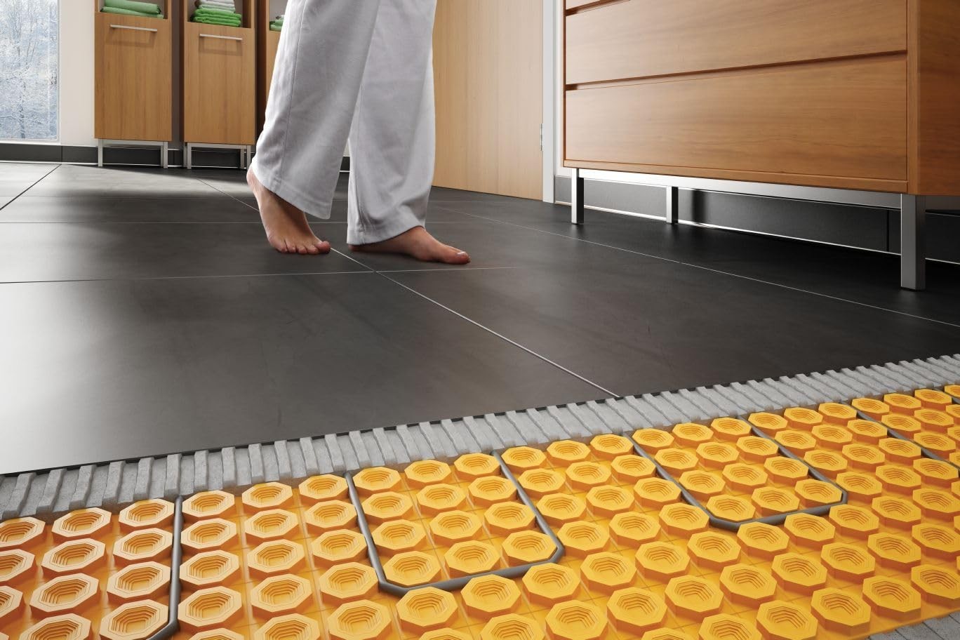 Schluter Ditra-Heat-E-HK Electric Floor Heating Cable Kit 240V, 282.1 Ft