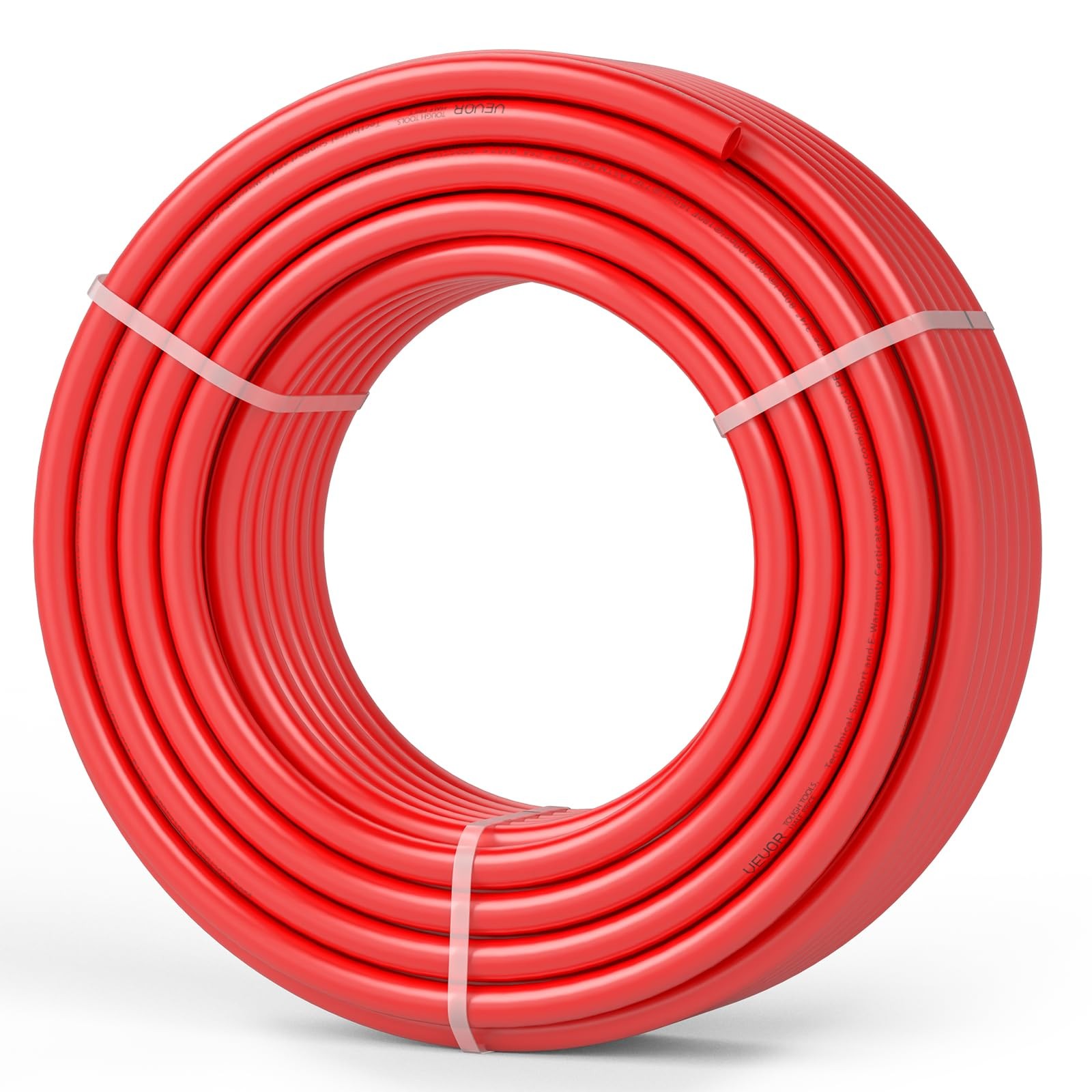 VEVOR PEX-B Pipe 3/4 Inch x 100 Feet, Non-Oxygen Barrier Flexible 100ft, Red