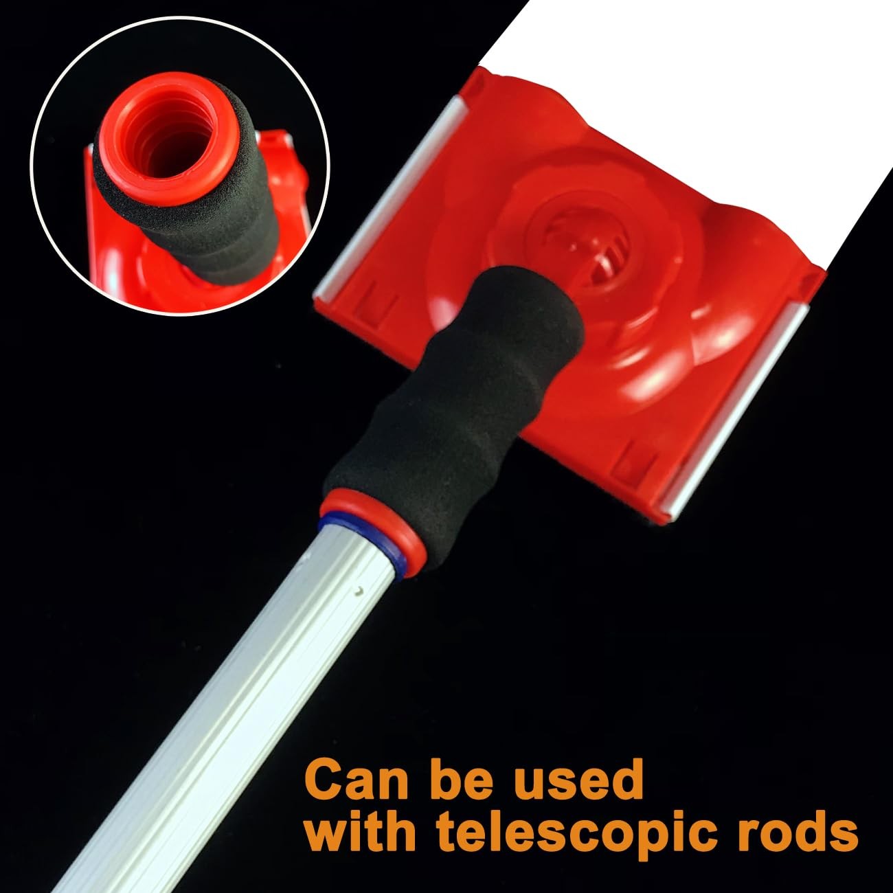 BANCOO RSL43 Paint Edge Trimmer Plus Two Replace Pads | Corner Medium, Red