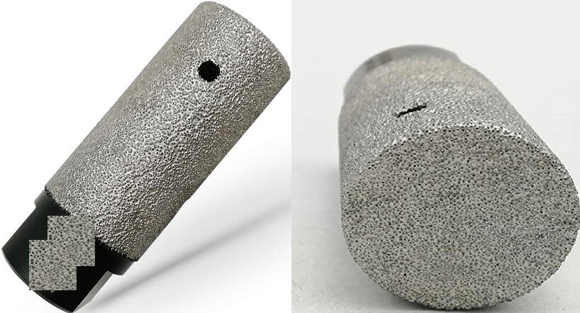 3/4″ Demi Bullnose 2″ Finger Milling Bit core drill bit stone granite polish pad
