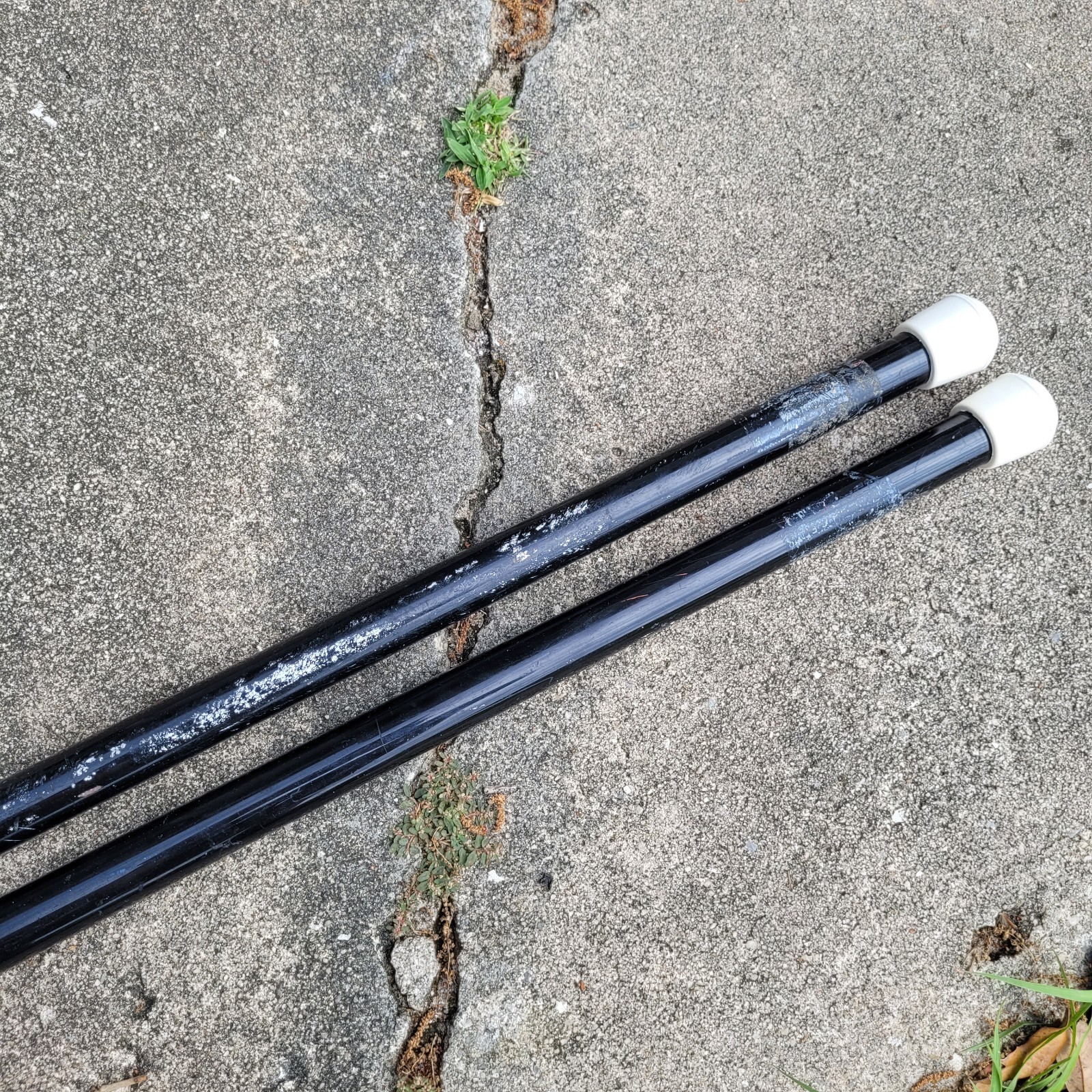 Zipwall Zip Pole 10ft Replacement Steel Poles Lot Of 2 Spring Loaded