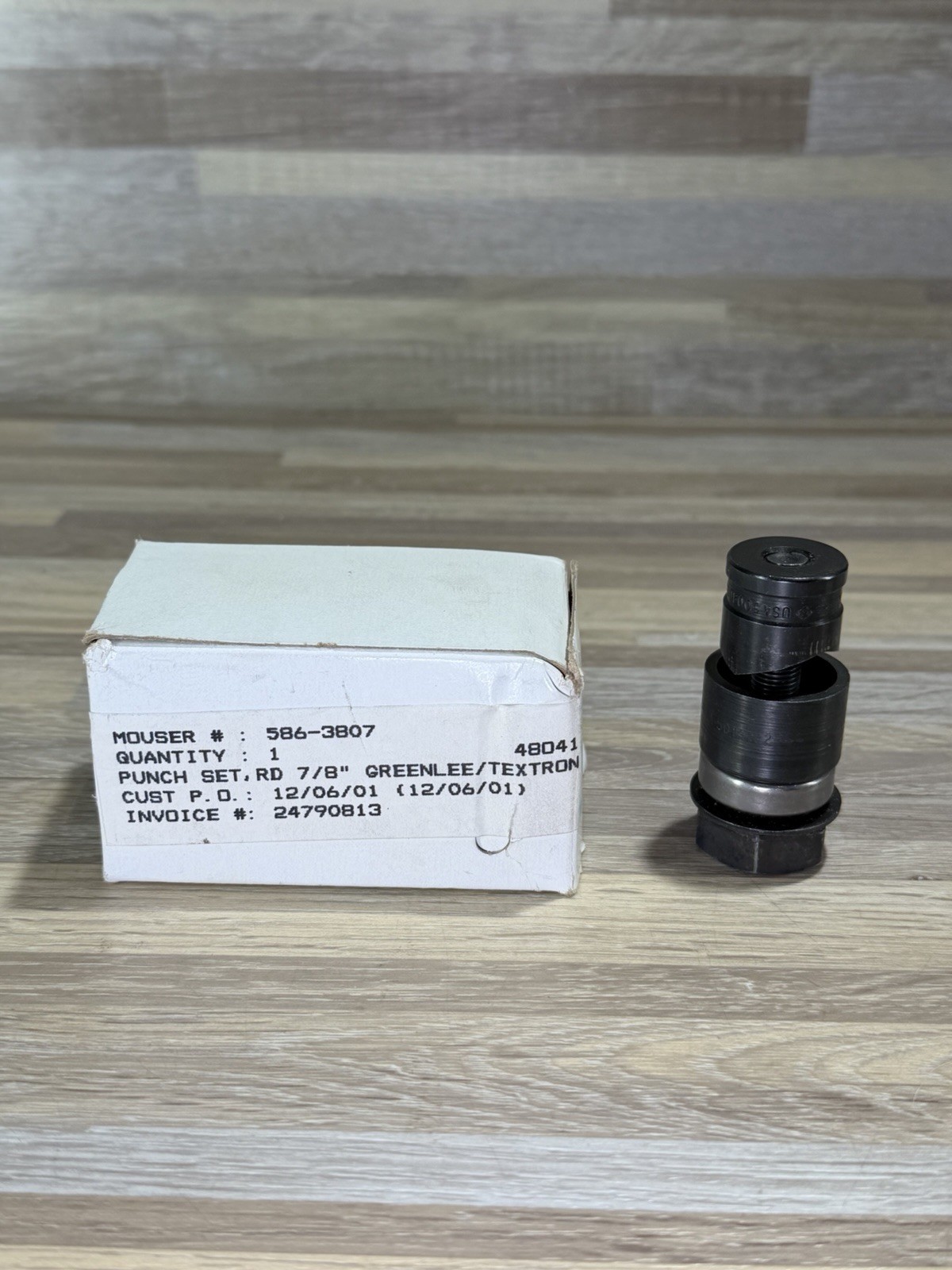 GREENLEE 71BB KNOCKOUT PUNCH UNIT 0.88″ 22.5mm DIE & DRAW STUD CONDUIT AK Exc