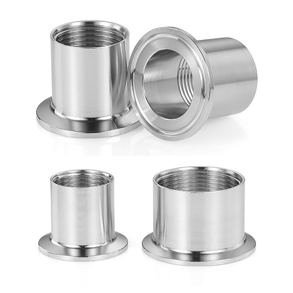 Sanitary Female Threaded Pipe Fitting Tri Clamp Adapte Connector A2/A4 Stainless
