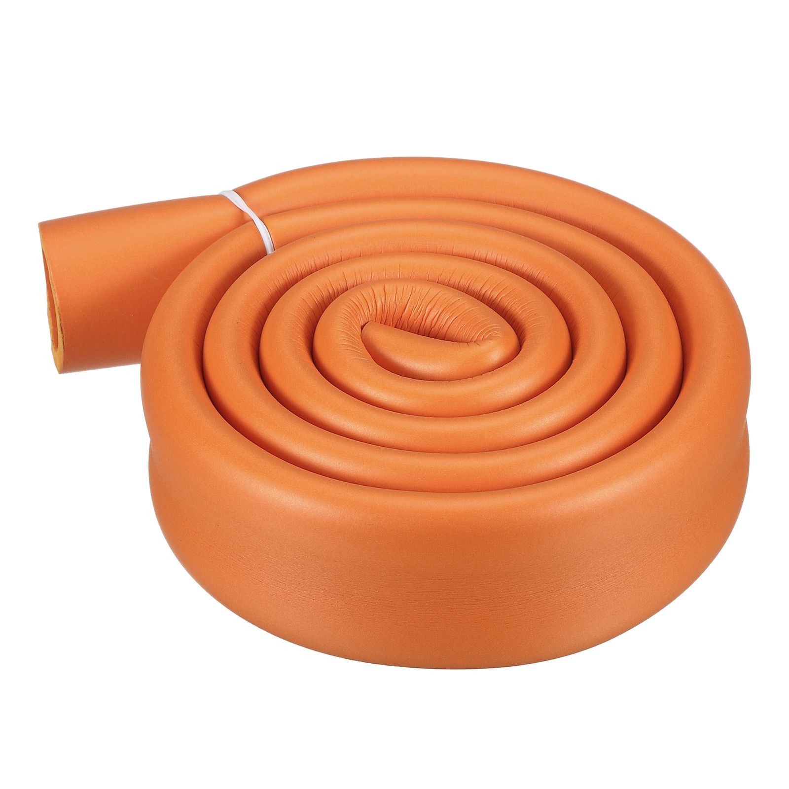 7/8″ ID x 3/16″ Thick 3.3ft Orange Foam Grip Wrap Closed Cell Tubing Non-slip
