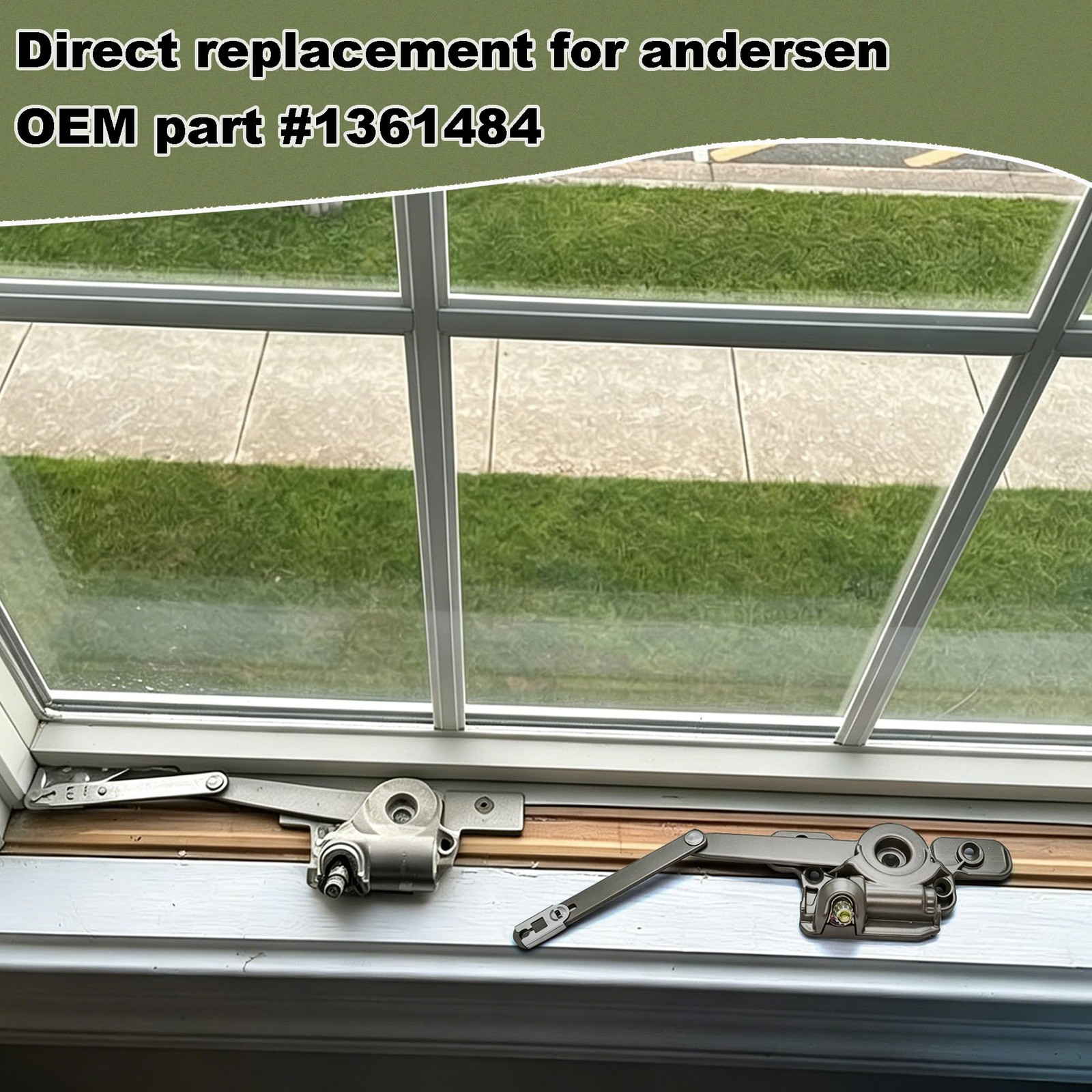 Split Arm Operator for Andersen E-Z Casement (1995- Present) Brownish-gray