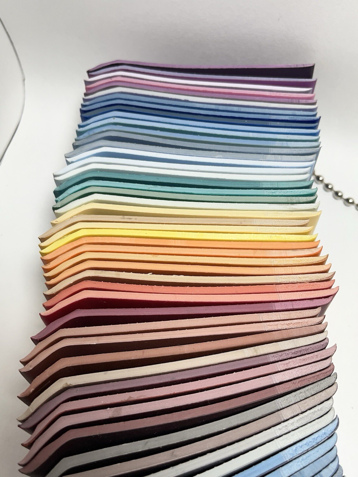 Tarkett Johnsonite Taditional Rubber Wall Base Colormatch Sample Wheel on Chain