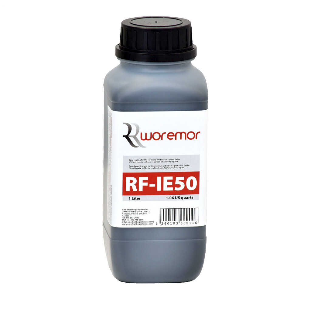 WOREMOR RF-IE50 EMR & RF 5G Radiation Shielding Wall Paint 1 Liter