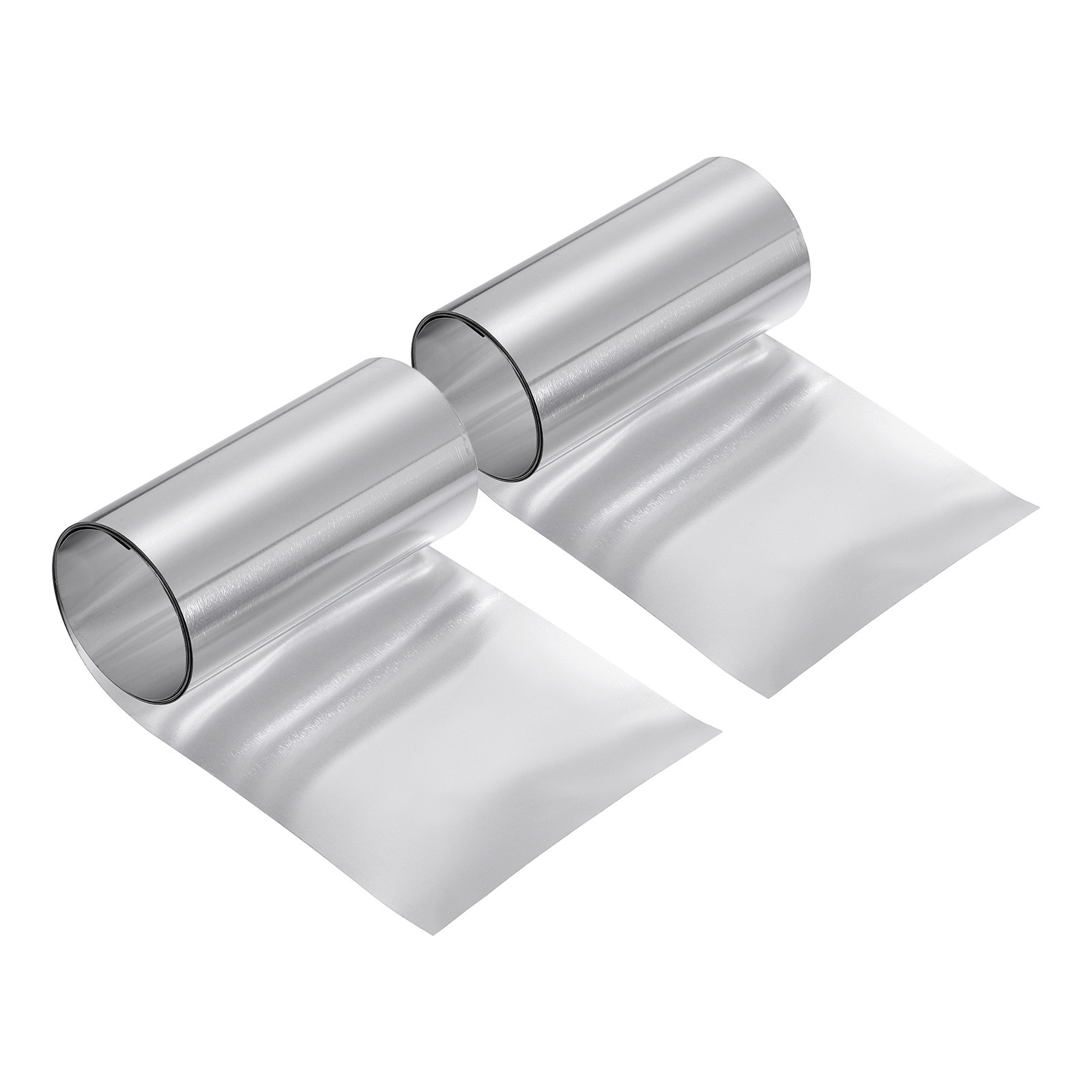 2Pcs 3in x 3.3ft Aluminum Flashing Roll, 0.05mm Metal Roof Panels for House