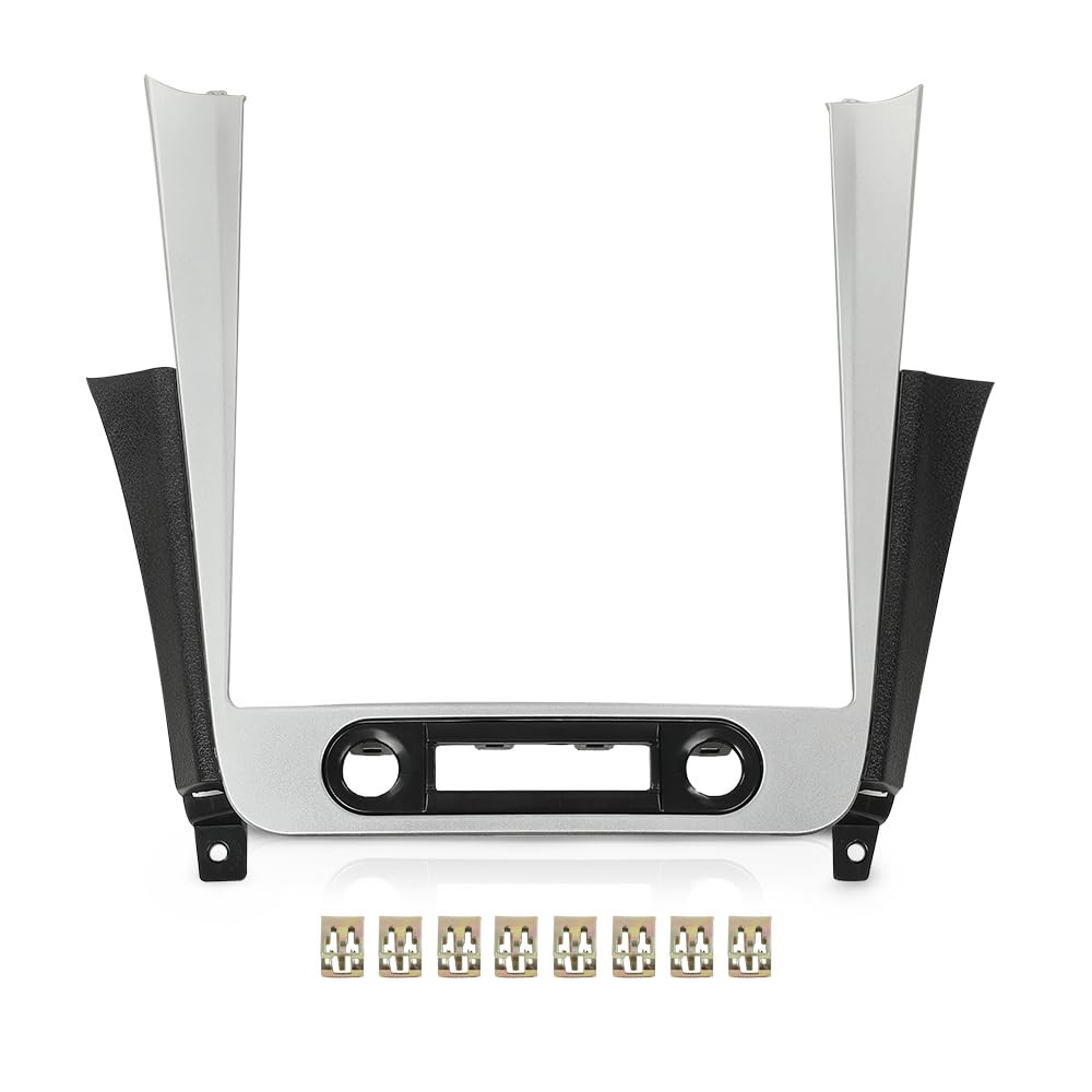 Radio Dash Bezel Trim Vent Silver Chevy Malibu 2008-2012