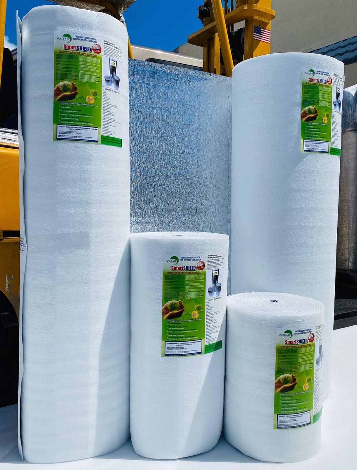 SmartSHIELD -3mm 48″x100ft Reflective Insulation roll, Foam Core Radiant Barr…