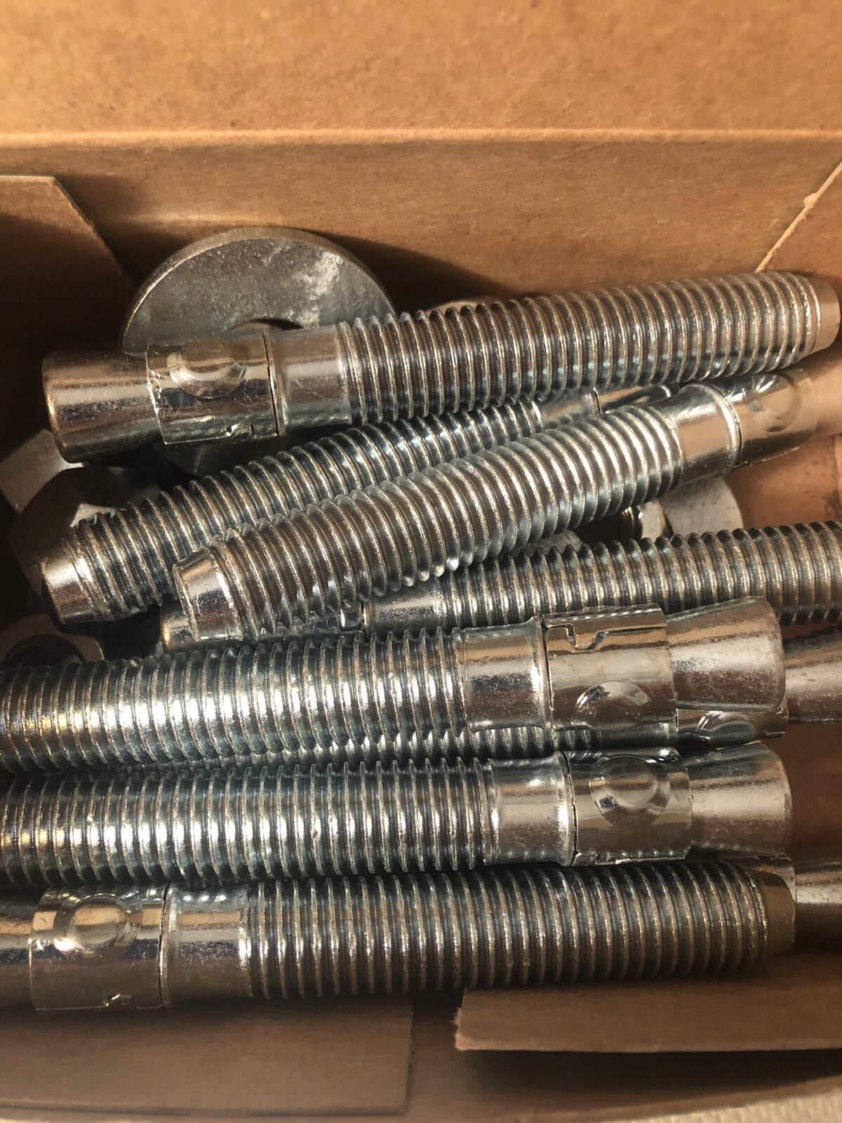 10 Hillman Power Stud 5/8 In. x 4-1/2 In. Zinc-Plated Wedge Anchors #371947