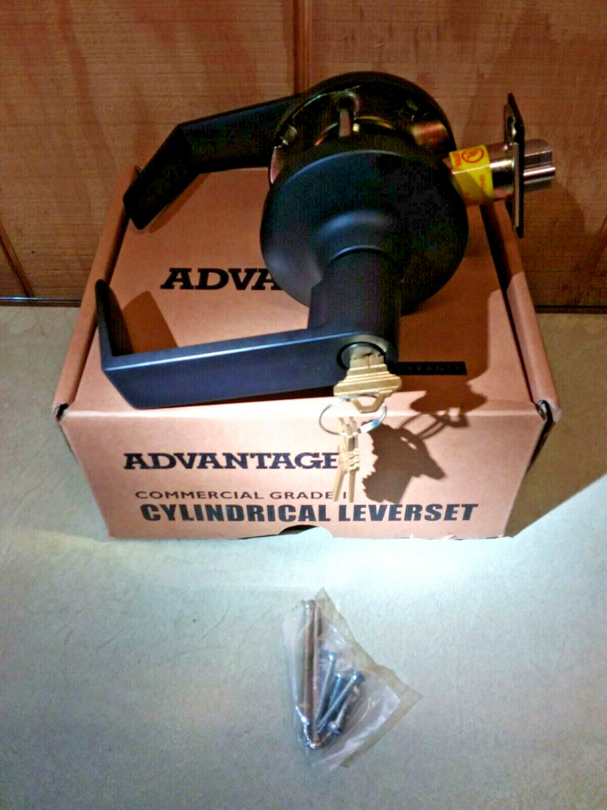 ADVANTAGE Grade 1 US10B 2-3/4″ Backset Storeroom F86 Cylindrical Leverset Lock