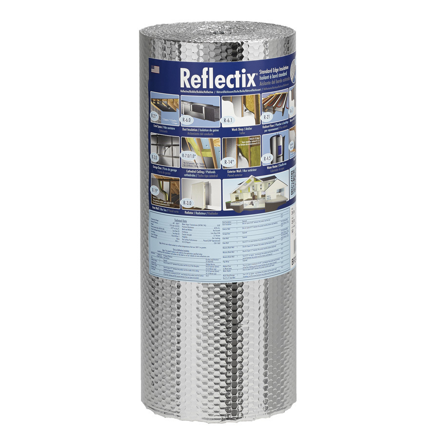 2-Ft x 25-Ft Reflective Insulation Duct Pipe Attic Wall Garage-Door Water-Heater
