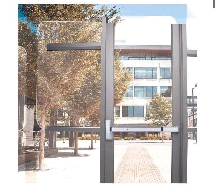 BRINKS Commercial – Commercial Door Exit Device, Aluminum Finish – Meets ANSI…