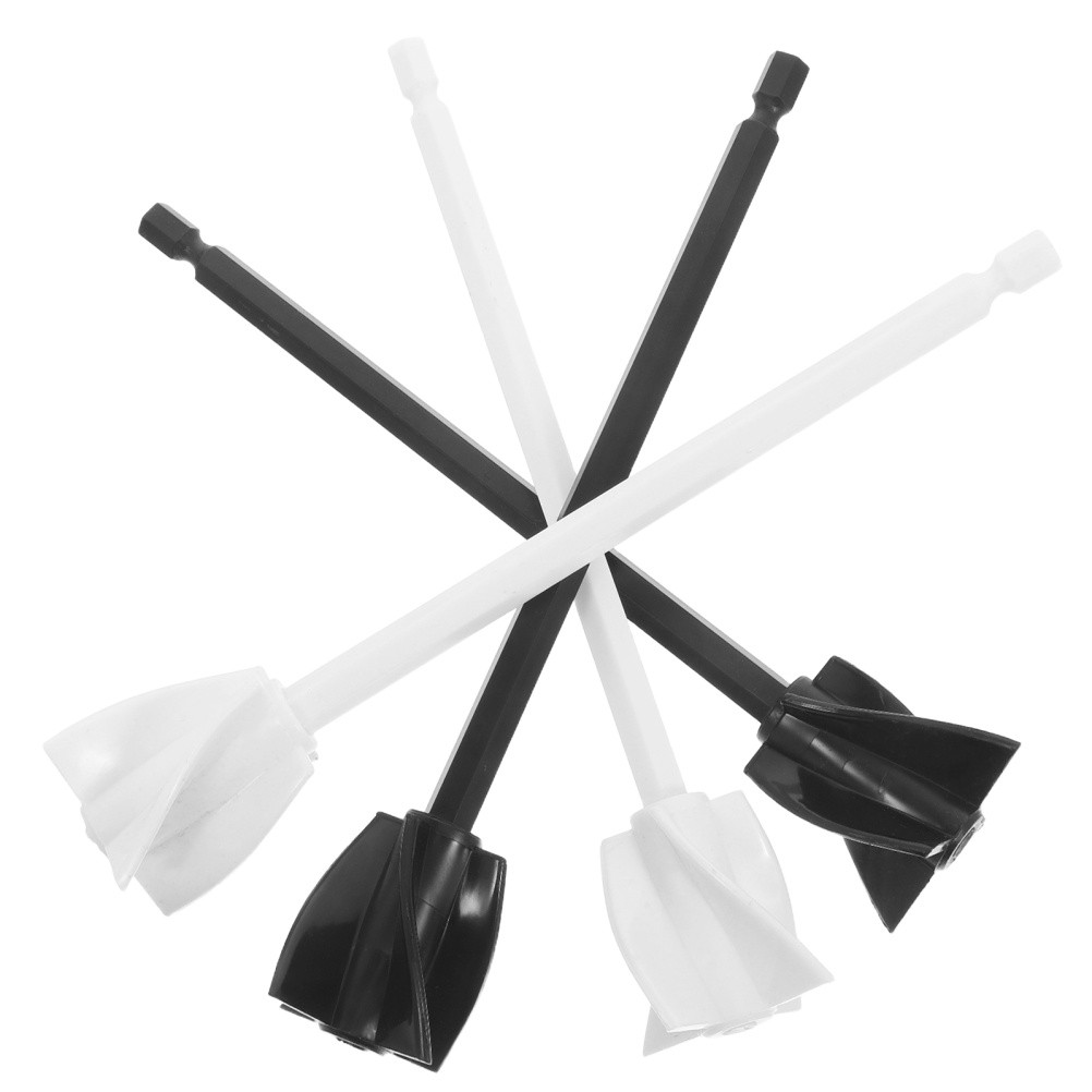 4 Pieces Drill Attachment Spiral Mixer Paddles For Resin And Paint Mixing