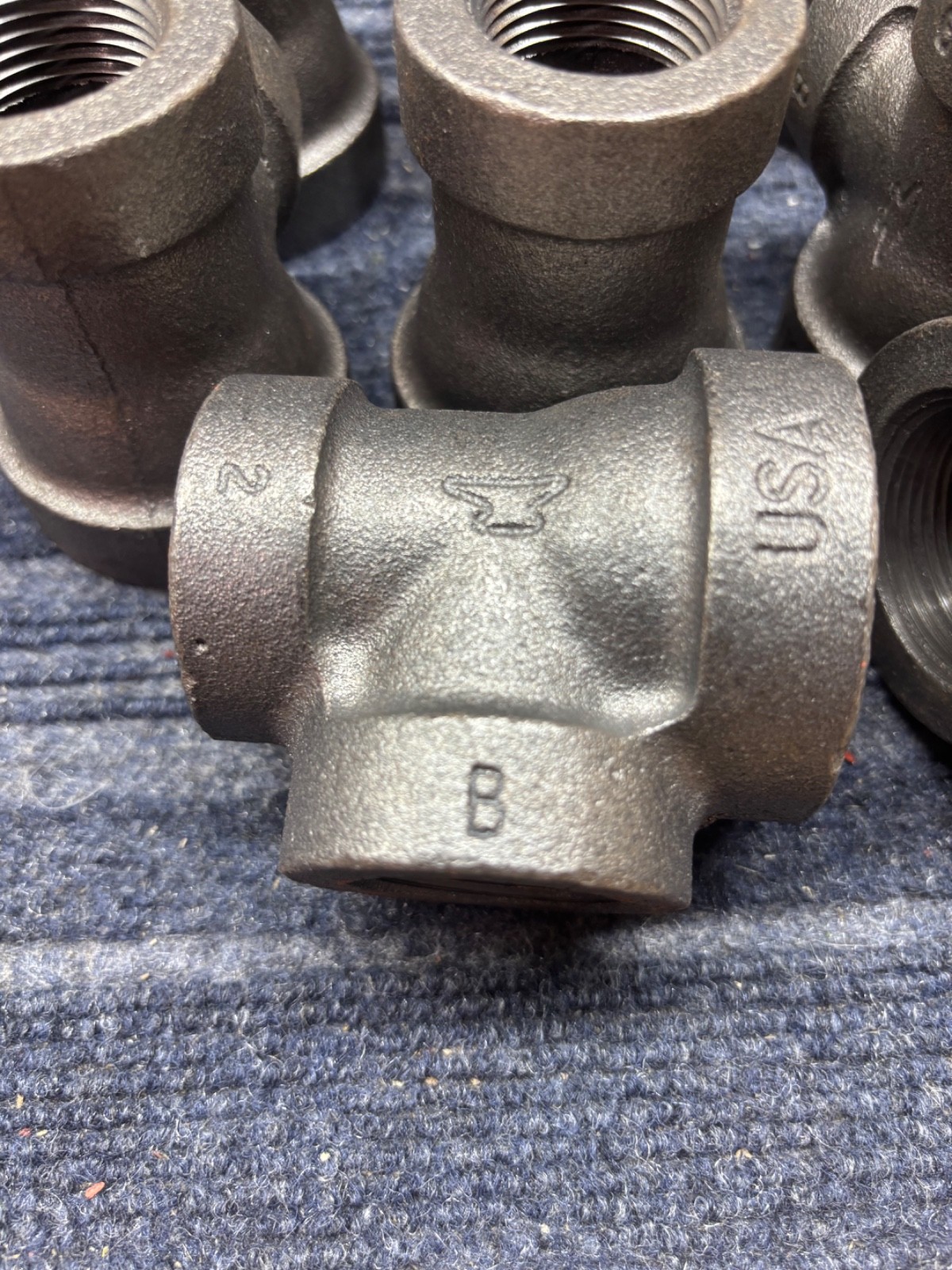 18 NEW Anvil 1-1/4″ x 1″ x 1″ Black Cast Iron Steam Tee #0300040409 (M5)