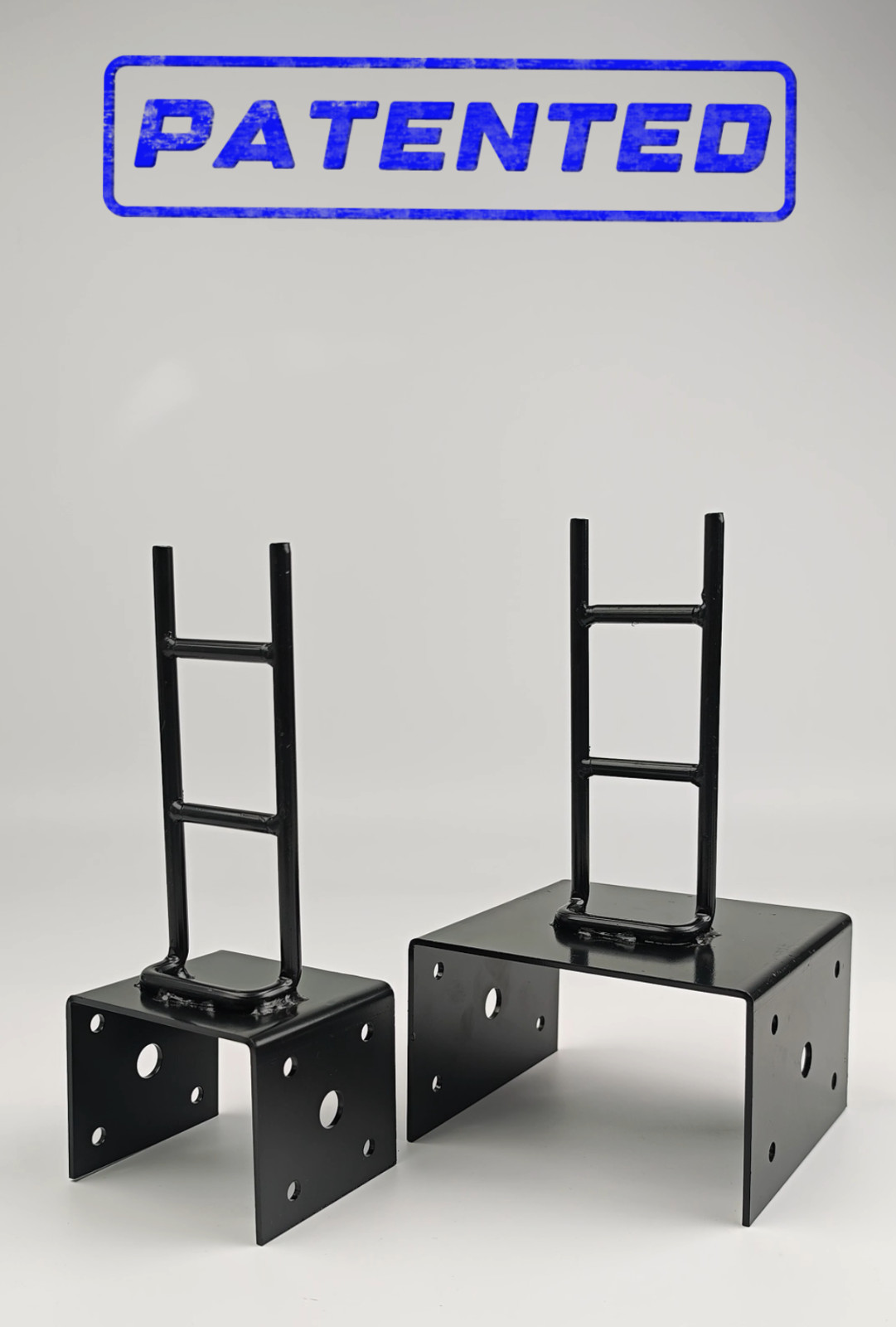 4 Pack U Shape Post Anchor, 4″x 4″ Post Base for Concrete, Design Patent Prod…