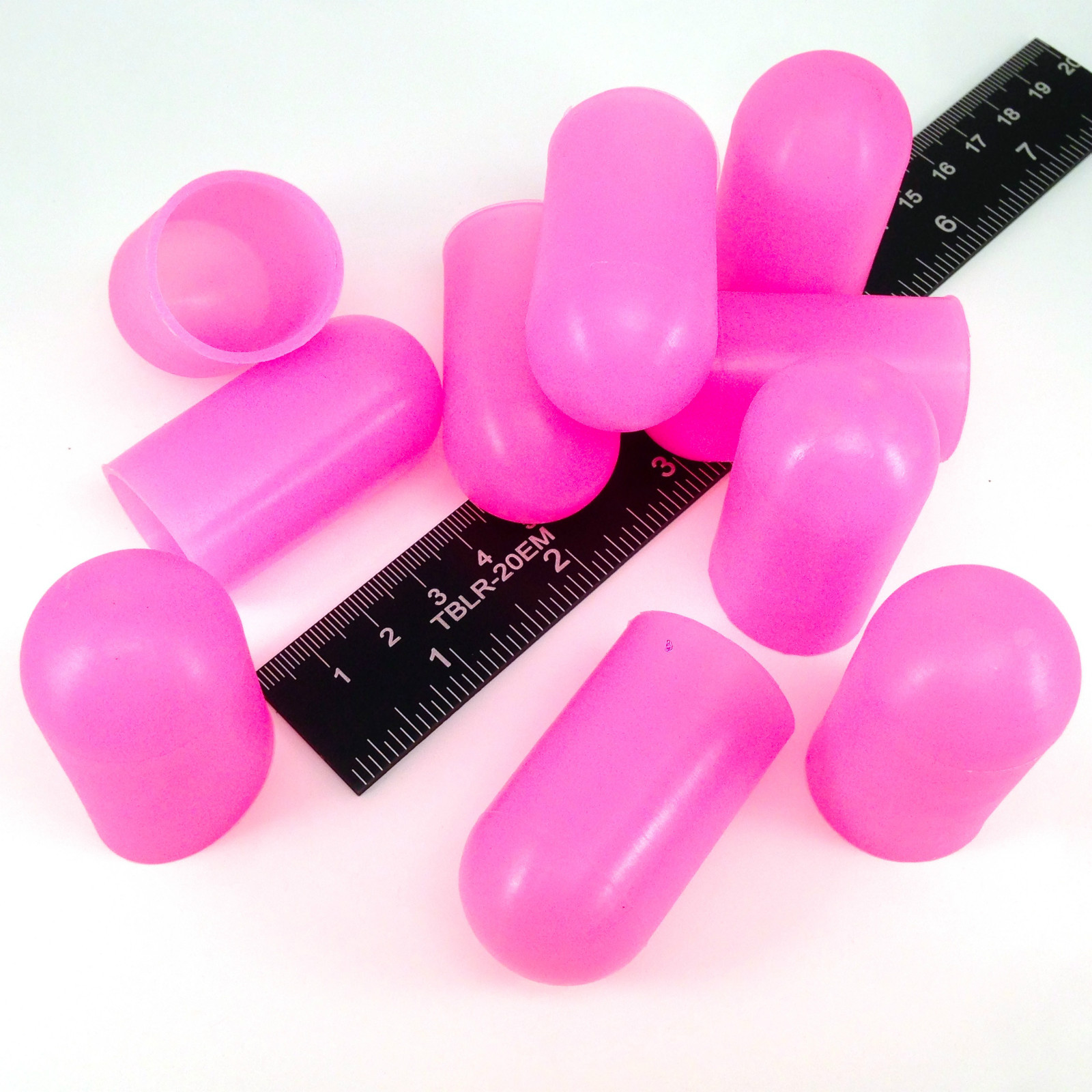 High Temp Masking Supply 1.00″ Silicone Rubber Powder Coating Caps – 25 Pack