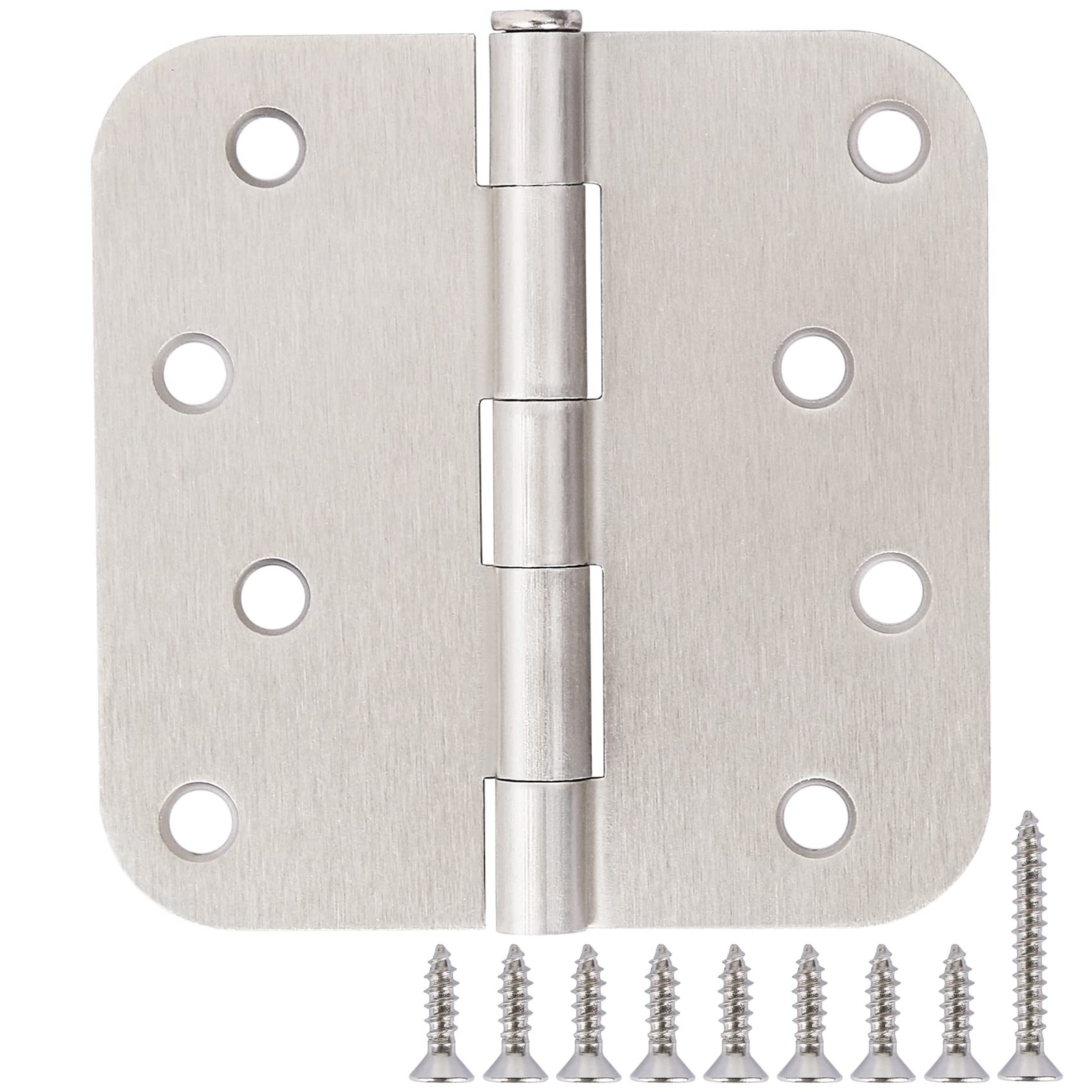 12 Pack Nickel Door Hinges Brushed Nickel 4 Inch Exterior/Interior/Front Door…