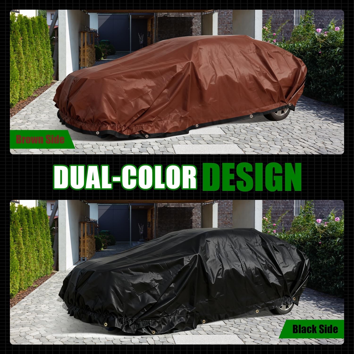 Sunvigor Tarp Waterproof 16x20Ft, Extra Thick 14 Mil Heavy Duty Tarp Cover, T…