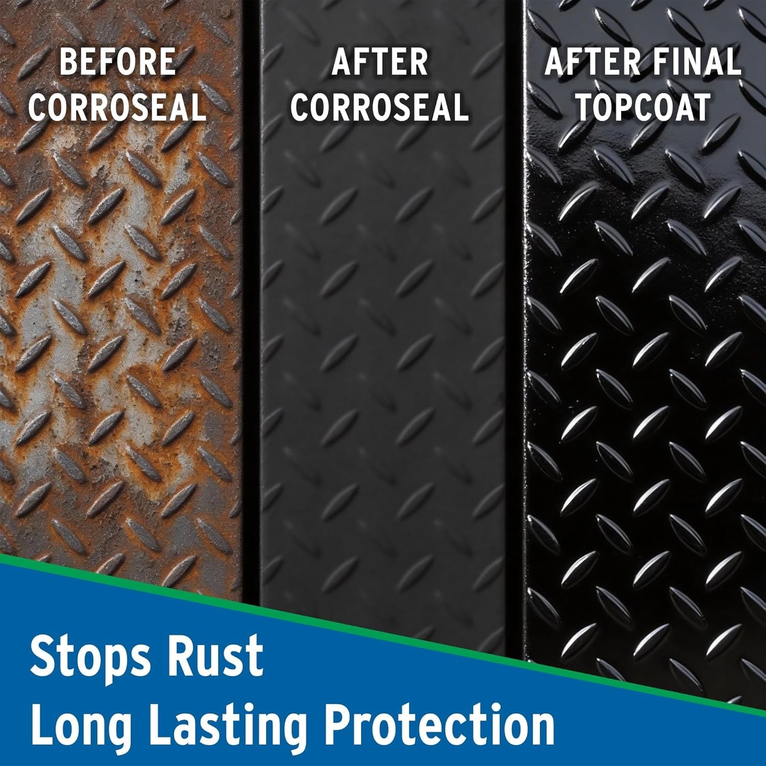Corroseal-82320 Water-Based Rust Converter Metal Primer, Rust Converter – 1 Qt