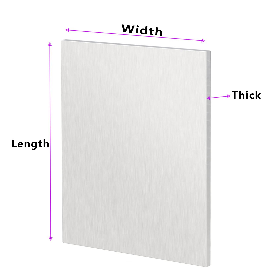 6061 Aluminium Sheet Thick 0.8/2/3/4/5/6/8/10/12/15mm Metal Plate Laser Cutting