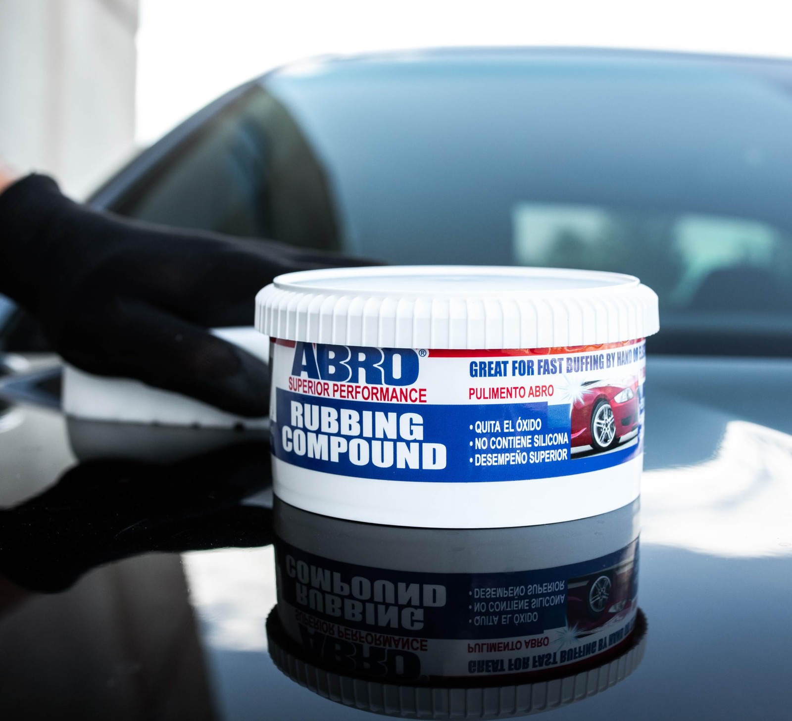 ABRO Superior Performance Automotive Rubbing Compound 10 Oz,