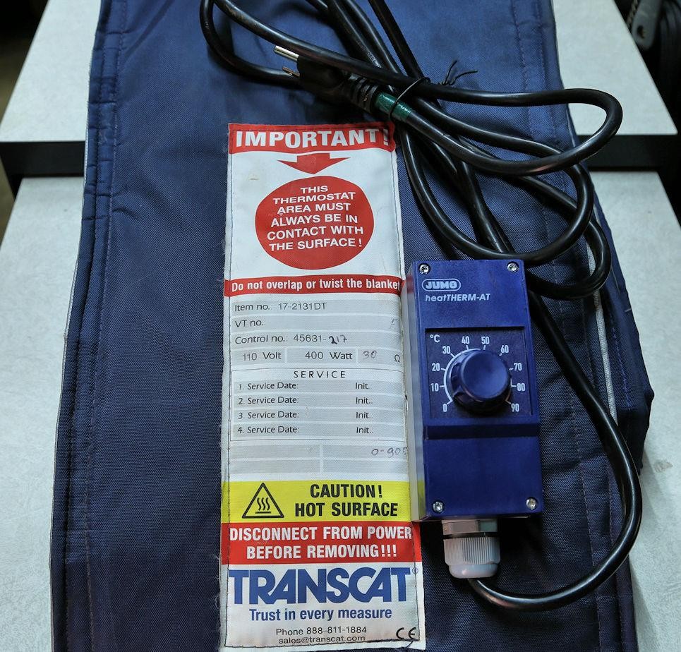 Kuhlmann Electro Heat Blanket 17-2131DT 149.6″x 11.5″ 110V 0-90C Analog Control