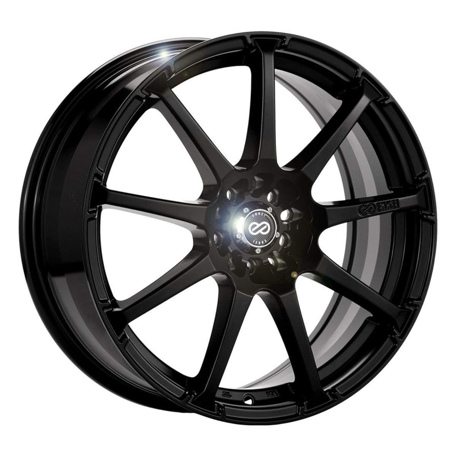 Enkei 17×7 EDR9 (Matte Black) Wheels/Rims 5×100/114.3 (441-770-0245BK)