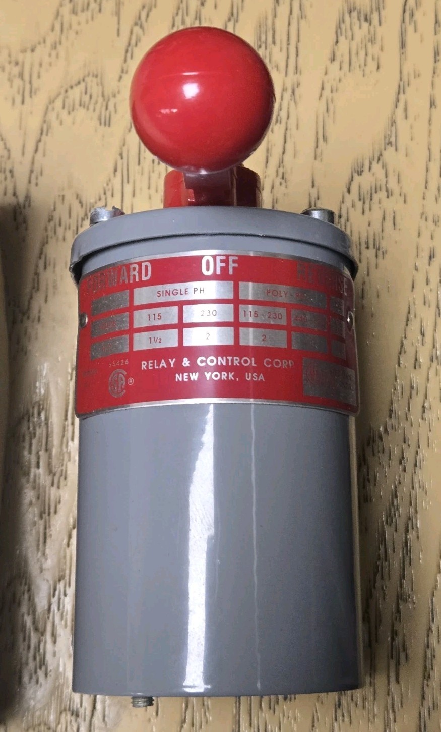 BRAND NEW NOS Relay And Control RS-1 Reversing Drum Control