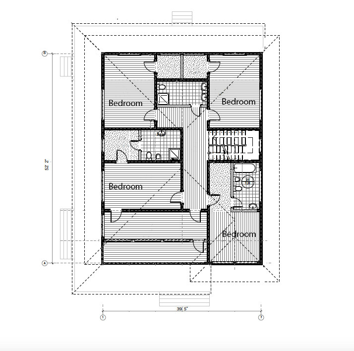 2917 SQ.FT ECO SOLID TIMBER AIRTIGHT PANEL HOUSE KIT. MASS WOOD CLT HOME, PREFAB