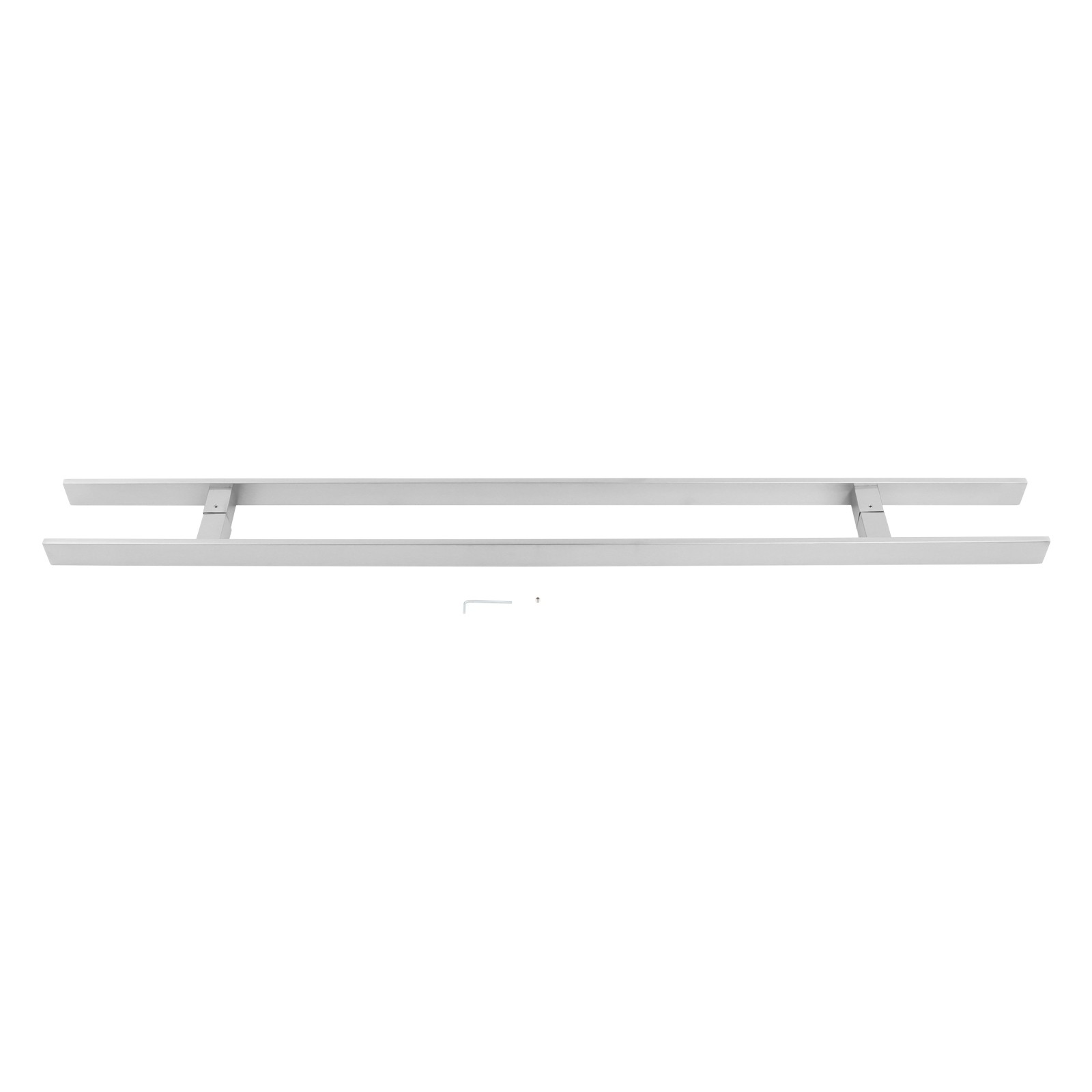 47.24in Stainless Steel Pull Handles Silver Double Sided Sliding Door Handle