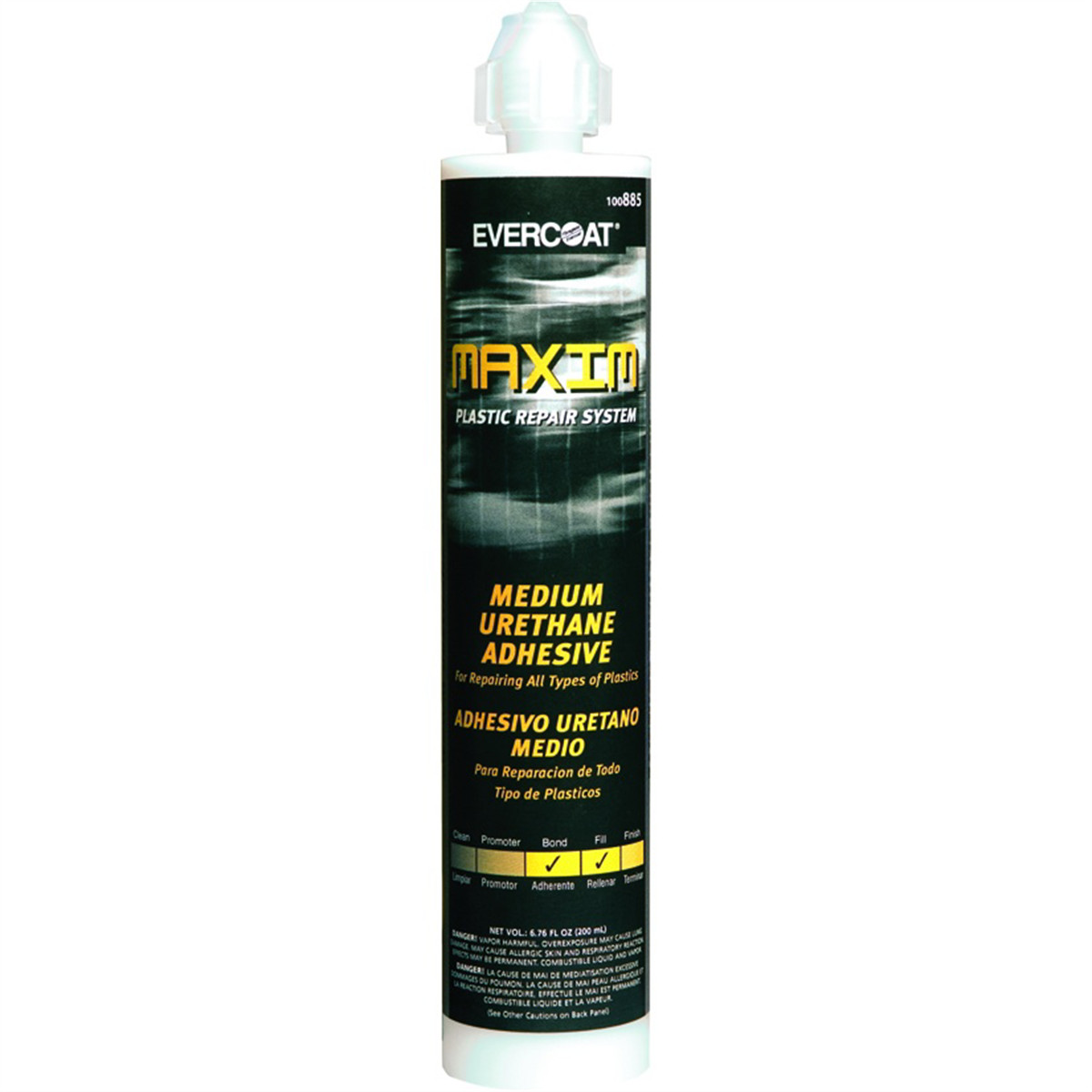 FIB.885Fibre glass Evercoat MAXIM 100885 Medium Fast Urethane Adhesive, 250 mL B