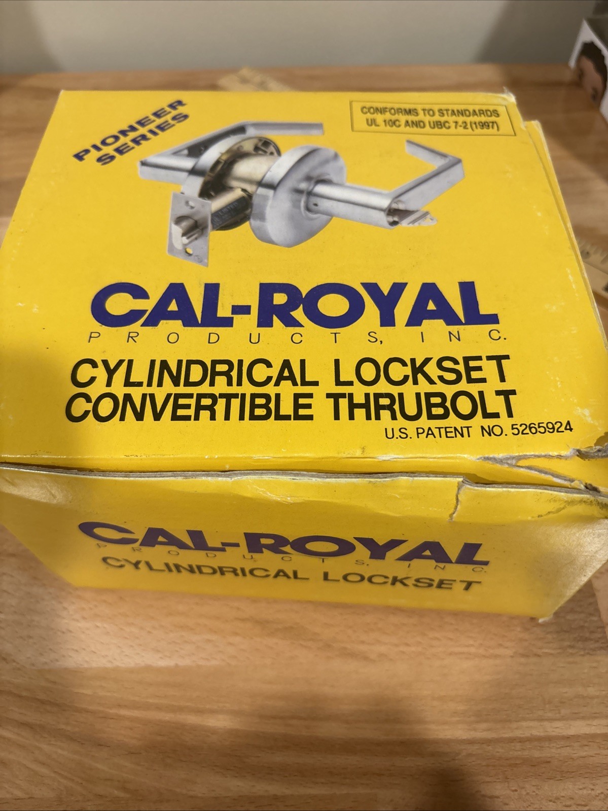 Cal-Royal Cylindrical Locket Convertible Thrubolt Satin Chrome