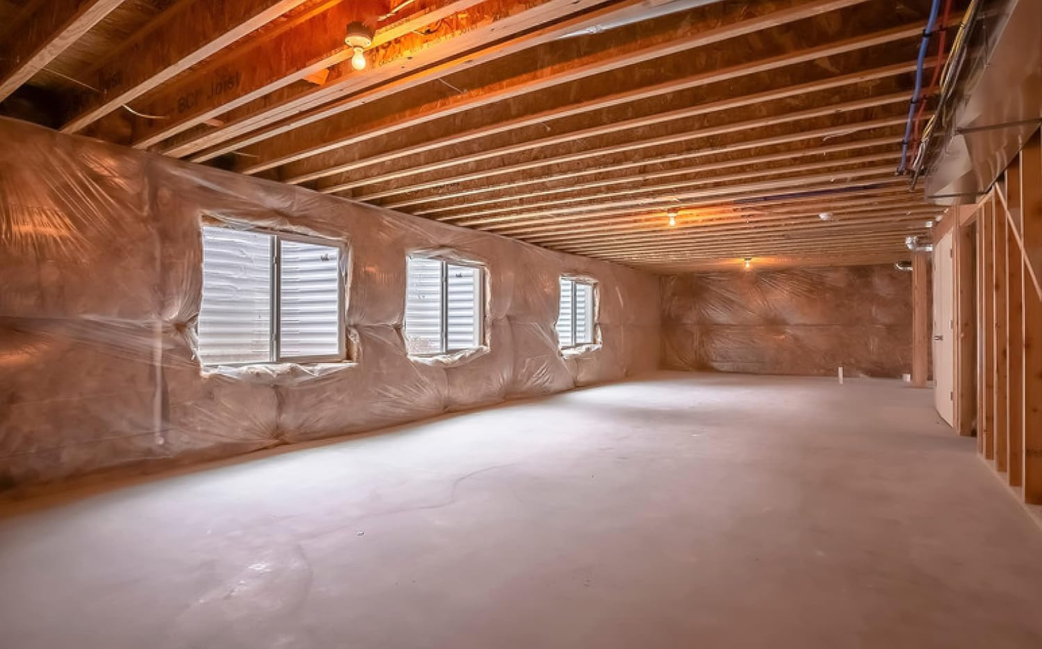 Woven Poly Sheeting 20 X 100-Foot Reinforced, Coated & Tear-Resistant for Scaffo