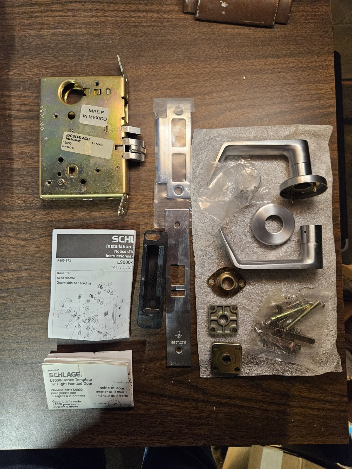 Schlage L9080J 06A 626 Storeroom Mortise Lock NOS New Old Stock