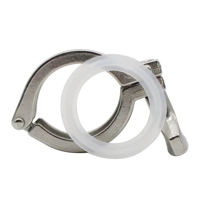 SS304 Stainless Steel Triple Clamp Clover 0.5″-4″ 25.4-119MM Home Brewing Tool