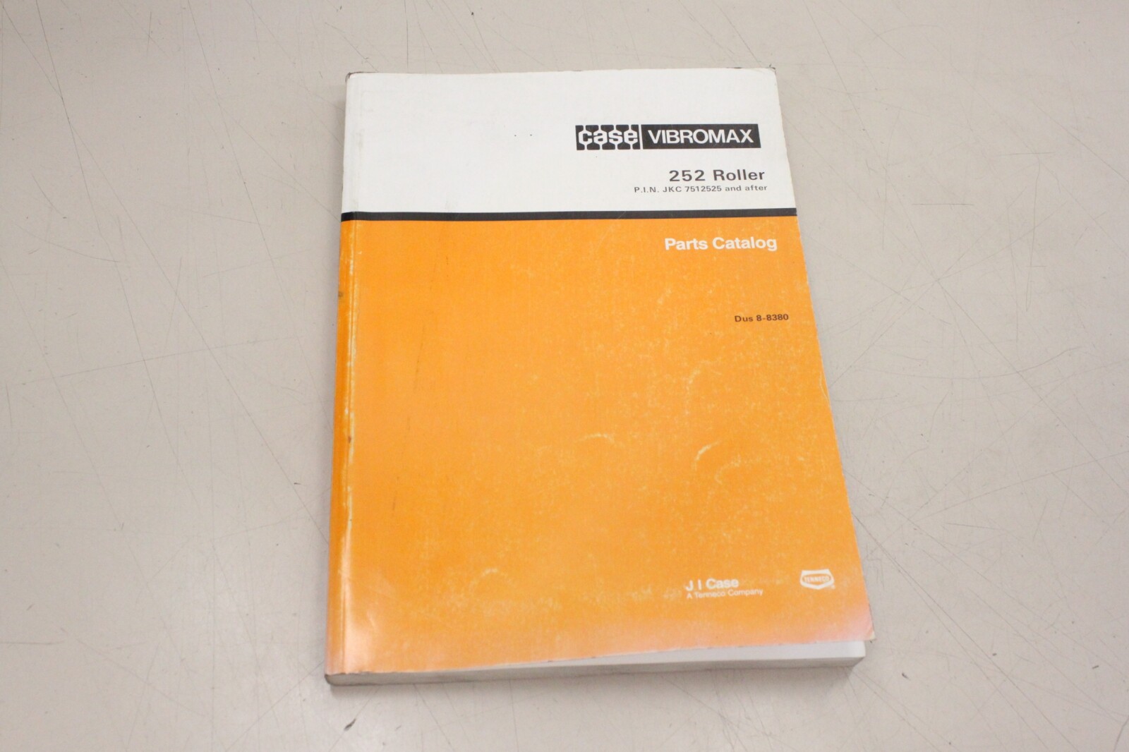 CASE 252 Roller Tandemwalze 1991 Ersatzteileliste Ersatzteilekatalog DUS8-8380