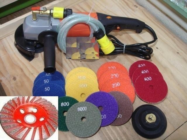 Wet Polisher Polishing Pad 29 + 2 Grinding Cup Concrete quartz Granite masonry