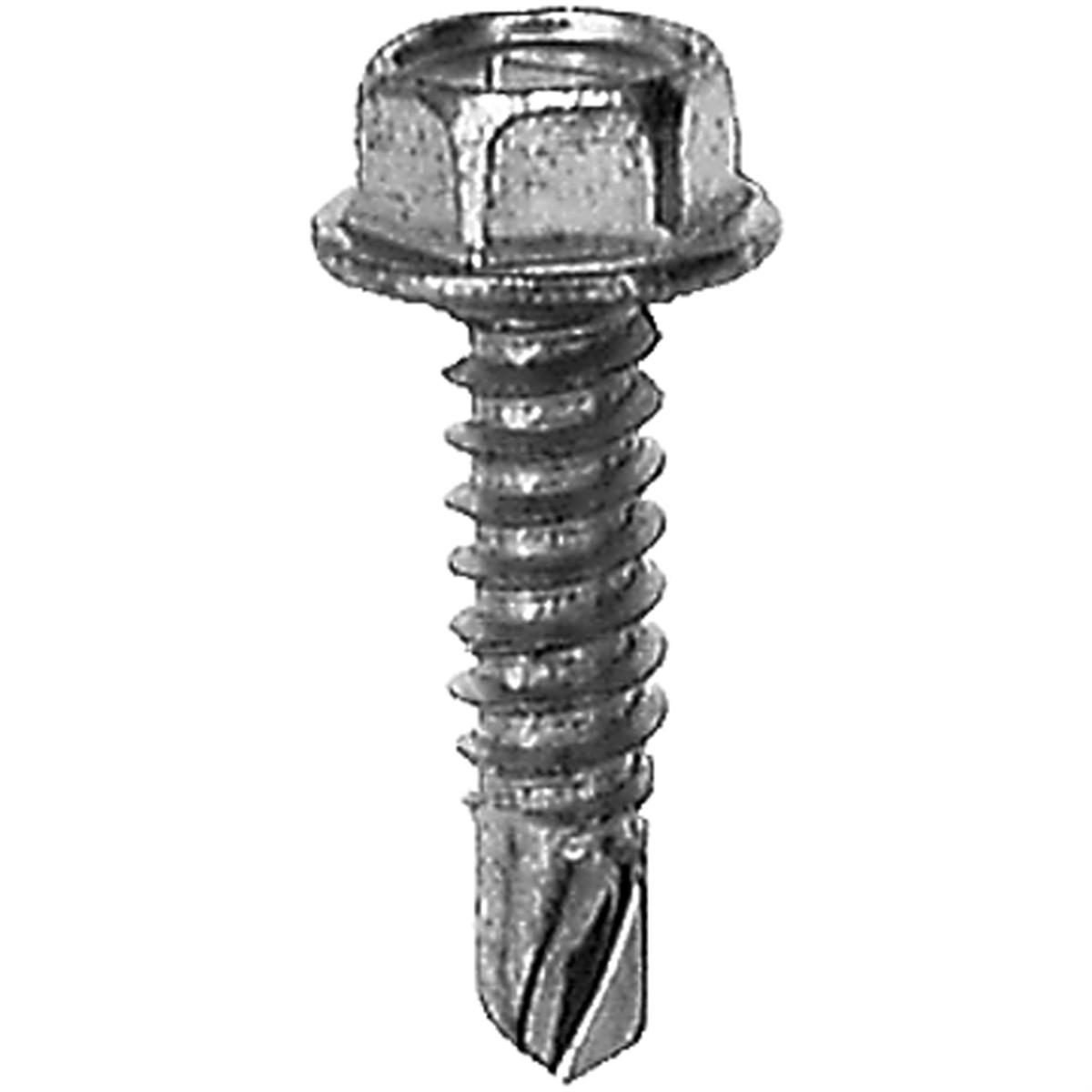 AVC.AP11914 AUVECO PAK HEX WASHER HD TEKS T.S., #14 X 1, ZINC