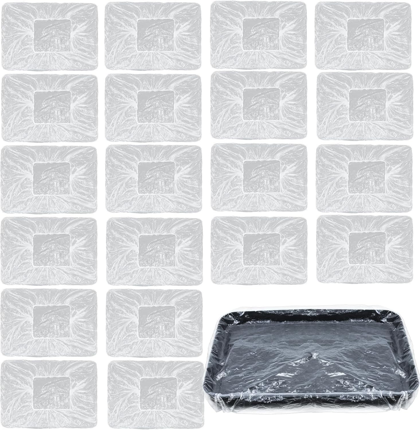 20Pcs Disposable Paint Tray Liners 18 Inch Roller 18 Inch, 20pcs