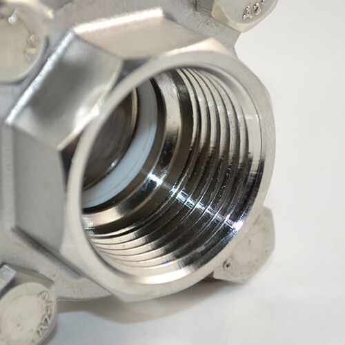 1/2″ – 1″ 3 Piece Full Port Ball Valve NPT Threaded Stainless Steel 316 US STOCK