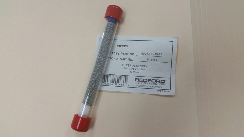 BEDFORD 14-1484 FILTER ASSEMBLY 50 MESH REPLACEMENT FOR 218-131
