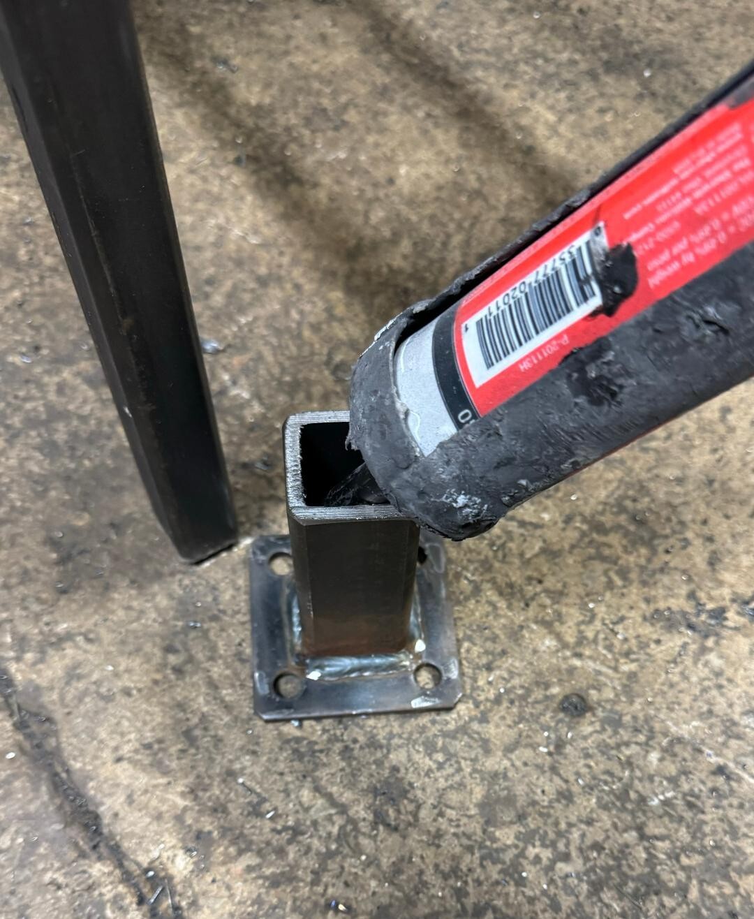 2 Railing REPAIR Base for 1″ Loose POSTS 6 1/2″ Slip OVER existing RAILS 1″ P.P.
