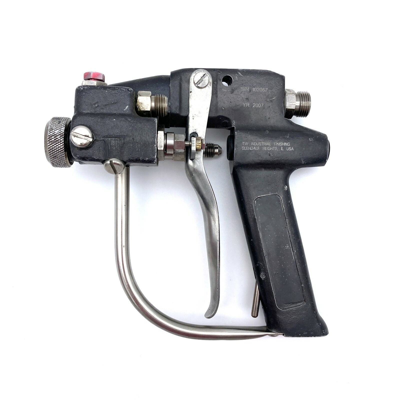 Binks Model 207-12200 “LEL” Spray Gun (Replacement Gun, Barrel/Tip Not Included)