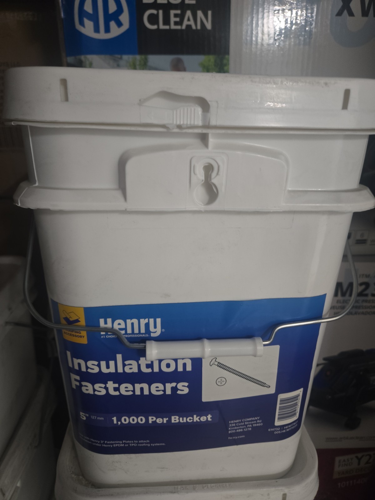 Henry 5″ Insulation Fasteners 614732 1000ct New