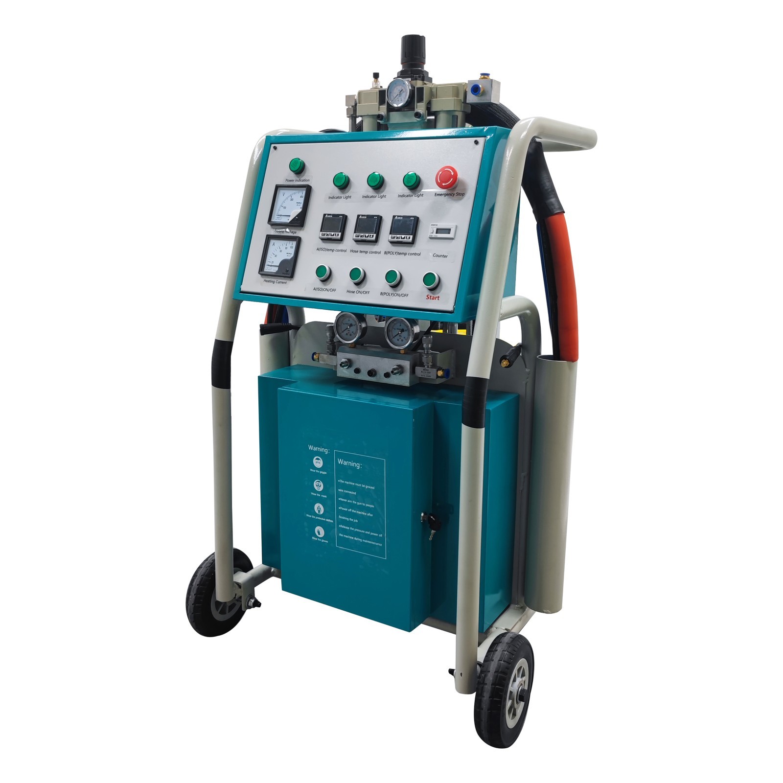 TECHTONGDA 1:1 High Pressure Polyurethane Foam Spray Machine E3 Spraying Machine