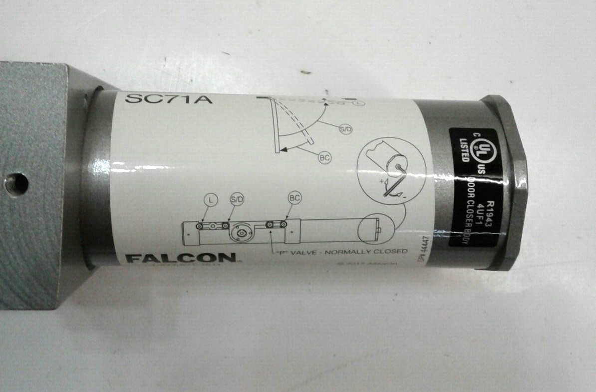 Falcon 61308 Door Closer SC71A RW/PA 689AL Set 07-ALM-SGL Regular Arm Full Cover