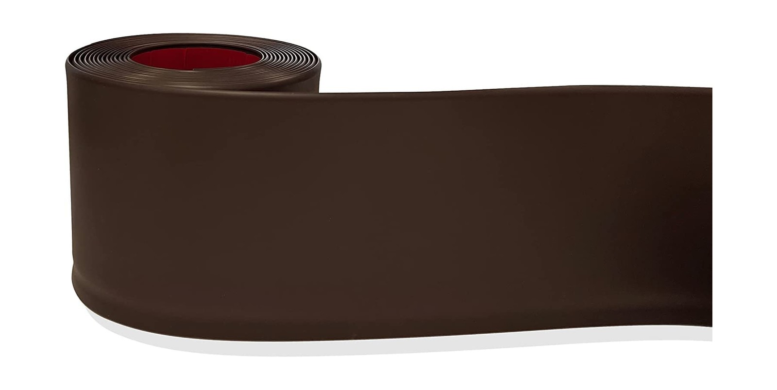 Proflex Dark Brown Vinyl Wall Base – 4 inch X 80 ft, Flexible Self-Stick Wall…
