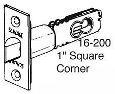 626 ADJUSTABLE BACKSET SPRINGLATCH FOR F/FA SERIES LOCKS TRIPLE-OPTION, SATIN CH